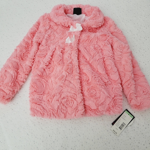 Girls Rule! Fluffy Soft Faux Fur Jacket - Picture 4 of 9